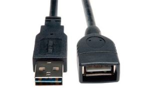 USB 2.0 Reversible A Male to A Female Extension 