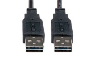 USB 2.0 Reversible A Male to A Male