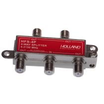 4-Way Coax Splitter - 5-2050 MHz - All Ports Power Passive