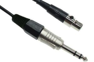 3-Pin Mini XLR Female to 1/4" TRS Stereo Balanced Cable