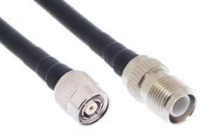 Reverse Polarity TNC Male to Reverse Polarity TNC Female Low Loss 195 Coaxial Assembly