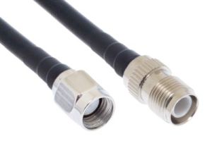 Reverse Polarity SMA Male to Reverse Polarity TNC Female Low Loss 195 Coaxial Assembly 