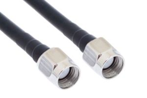 Reverse Polarity SMA Male to Reverse Polarity SMA Male Low Loss 195 Coaxial Assembly