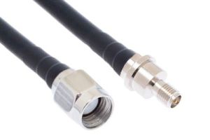 Reverse Polarity SMA Male to Reverse Polarity SMA Female Low Loss 195 Coaxial Assembly