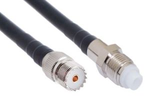 FME Female to UHF Female (SO-239) Low Loss 195 Coaxial Assembly 
