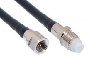 FME Male to FME Female Low Loss 195 Coaxial Assembly