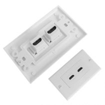 HDMI with Signal Indicator Decora Insert - 2 Port - White