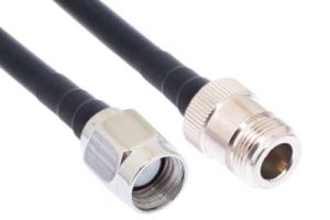 N Female to Reverse Polarity SMA Male Low Loss 240 Coaxial Assembly 