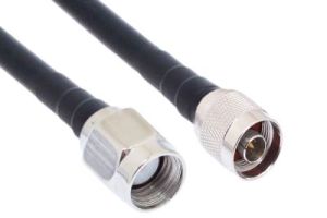 N Male to Reverse Polarity SMA Male Low Loss 240 Coaxial Assembly