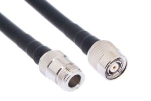 N Female to Reverse Polarity TNC Male Low Loss 400 UltraFlex Coaxial Assembly