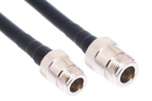 N Female to N Female Low Loss 400 UltraFlex Coaxial Assembly