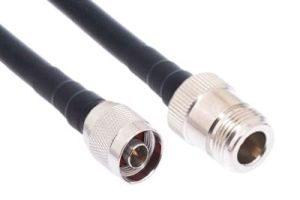 N Male to N Female Low Loss 400 UltraFlex Coaxial Assembly