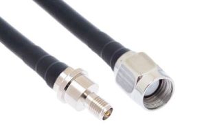 RP SMA Male to RP SMA Female Low Loss 400 UltraFlex Coaxial Assembly