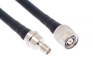 RP SMA Female to RP TNC Male Low Loss 400 UltraFlex Coaxial Assembly