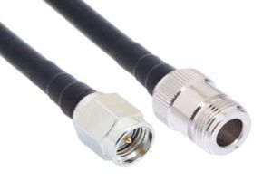 N Female to SMA Male Low Loss 400 Coaxial Assembly