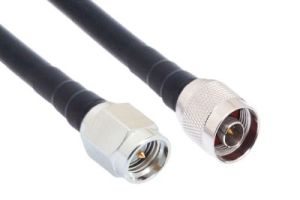 N Male to SMA Male Low Loss 400 Coaxial Assembly