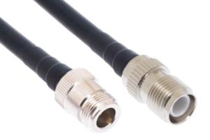 N Female to Reverse Polarity TNC Female Low Loss 600 Coaxial Assembly
