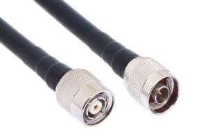 N Male to Reverse Polarity TNC Male Low Loss 600 Coaxial Assembly