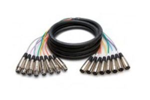 Hosa Balanced Snake Cable - 8 Channel - XLR Female to XLR Male