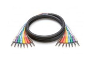 Hosa Balanced Snake Cable - 8 Channel - 1/4' Stereo Male to 1/4' Stereo Male