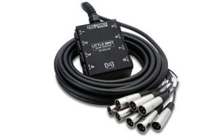 Hosa Stage Box Snake - 8 x XLR Sends and No Returns - SH-8X0-25