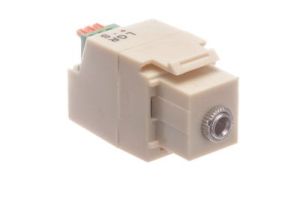 3.5mm Stereo Push-Pin Keystone Jack