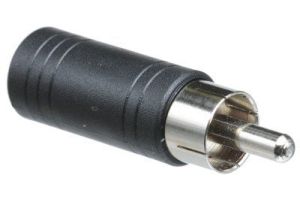 3.5mm Mono Female to RCA Male Adapter