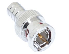 BNC Male Crimp Connector - RG59 & RG62 Plenum