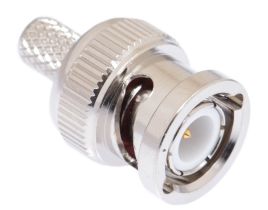 BNC Male Crimp Connector - RG8X Micro 8 PVC