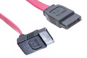 SATA to SATA Cable - Single Right Angle Connector