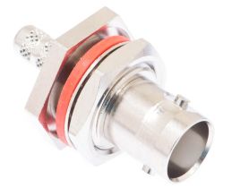 BNC Female Bulkhead Crimp Connector - RG58 PVC