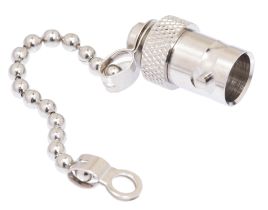 BNC Male Dust Cap with Chain