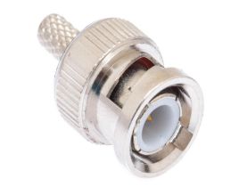 BNC Male Crimp Connector - LMR-195, RG58 PVC