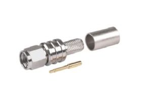 Times Microwave SMA Male Crimp Connector - LMR-240 - TC-240-SMSSX