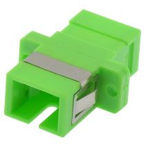 SC/APC to SC/APC Simplex Singlemode Fiber Adapter - Ceramic