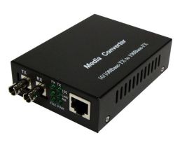 Multimode Media Converter - 10/100 Base-TX to 100 Base-FX - RJ45 to Duplex ST