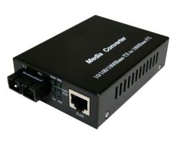 Multimode Media Converter - 10/100/1000Base-TX to 1000Base-FX - RJ45 to Duplex SC