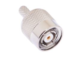 Reverse Polarity TNC Male Crimp Connector - RG58, RG141, LMR-195