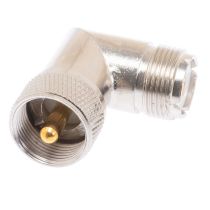 UHF Male to UHF Female Right Angle Adapter