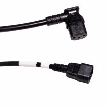 CPU/PDU Power Cord - C14 to C13 Left Angle - 10 Amp