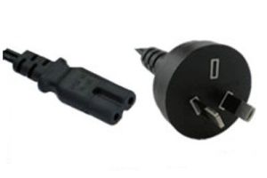 AS 3112 to C7 International Power Cord - 2.5 Amp - 1.8 M