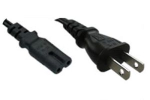 JIS8303 to C7 International Power Cord - 7 Amp - 1.8 M