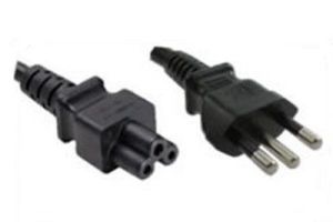 NBR14136 to C5 International Power Cord - 2.5 Amp - 1.8 M