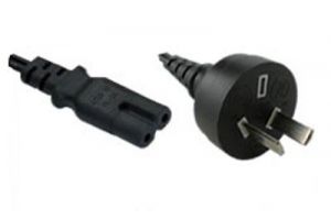 IRAM 2063 to C7 International Power Cord - 2.5 Amp - 1.8 M