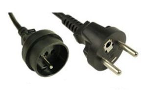 CEE7/6 to Schuko CEE7/5 International Power Cord - 16 Amp - 7.6 M