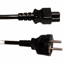 Schuko CEE7/7 to C5 International Power Cord - 2.5 Amp