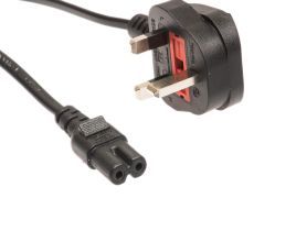 BS 1363 to C7 International Power Cord - 2.5 Amp - 1.8 M