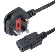 BS 1363 Type G to C13 International Power Cord - 10 Amp