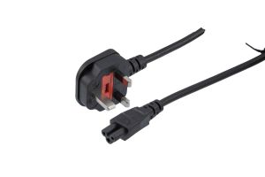 BS 1363 Type G to C5 International Power Cord - 2.5 Amp