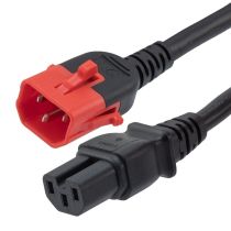 C15 - Dual locking C14, 15A, 250V